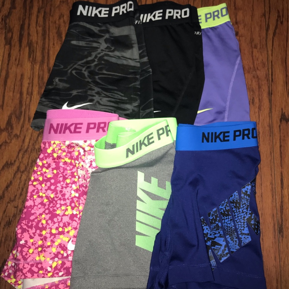 7 Pairs of Nike Pros